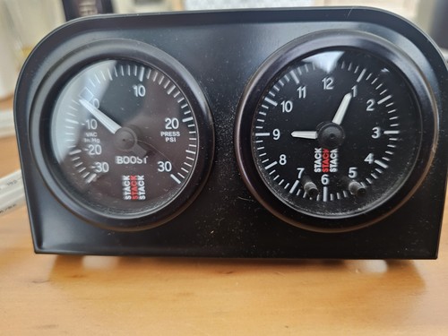 Stack 50mm boost gauge and - boost,