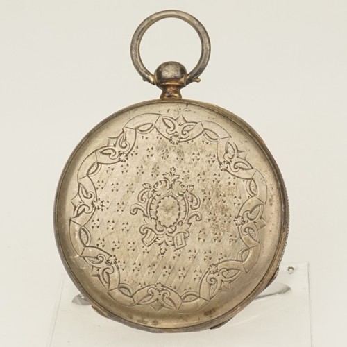 Rare silver pocket watch - silver,