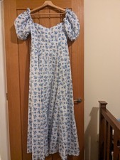 Linjia Shop Ladies White Blue