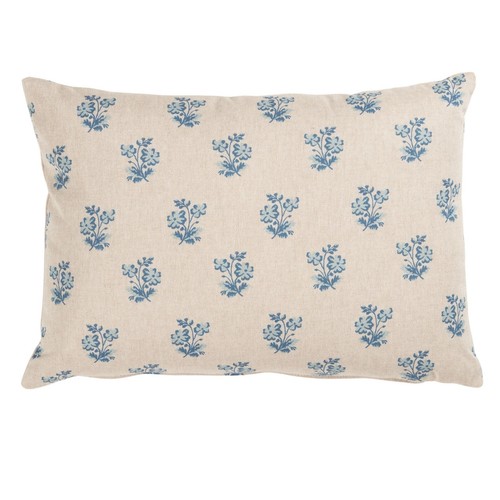 Posy print linen look boudoir - posy,