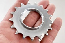 Fixie, Single Speed, Track Bike, Silver, Screw-On 17T Sprocket