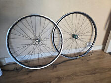 Chris King R45 Road Hubs Limited Green Mavic Open Pro Rims Clincher Wheelset
