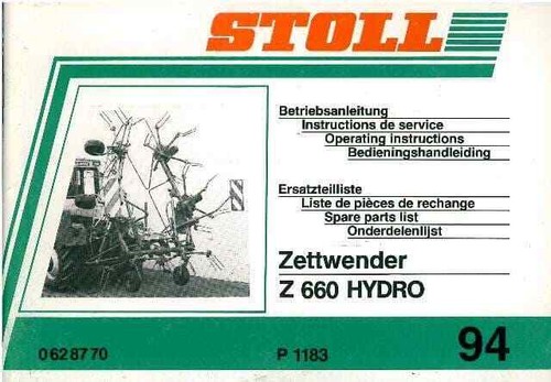 Stoll z660 hydro windrower - z660,