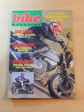 Bike Magazine Dec 198Norton Wankel Classic,BimotaYB4,harley softail, Hon NX650,