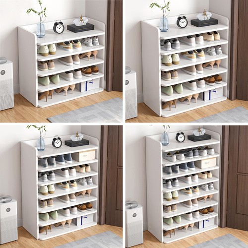 Tier white wooden shoe - white,
