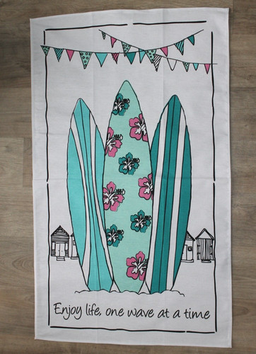 Surf board seaside design - surf, tea