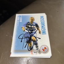 Footballer  Ivar Ingimarsson Hand Signed Autograph 