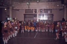 35mm Slide - Pack Of Brownies Playing Balloon Game In Church Hall, Late 1960s