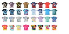 Multi-Color Tie Dye T-Shirts
