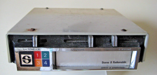 Vintage car stereo - stereo, 8