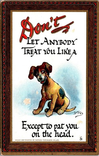 Don let anybody treat like - don't,