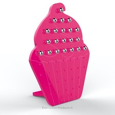 Cupcake Stud Earring Holder / Novelty Earring Stand  Jewellery Holder - 48 holes