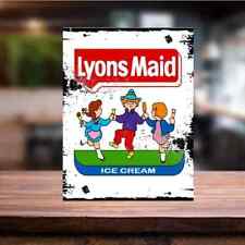 Lyons maid ice cream Metal wall sign gift shop cafe shop bar  20x15cm vintage