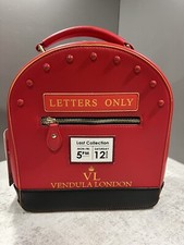 Vendula London Post Letter Box Backpack Red Bag