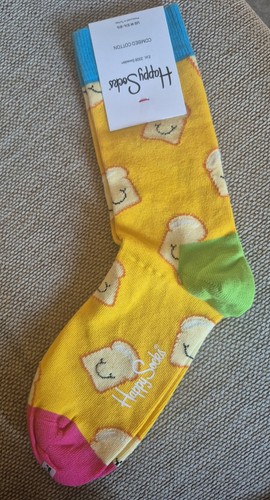 Happy socks bread toast - happy, design