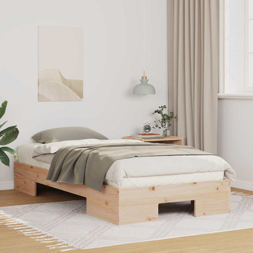 Bed frame solid - , pine