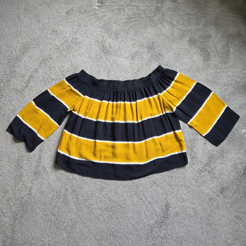 Zara striped off - off, shoulder