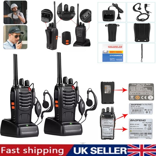 2pcs baofeng 88e 400 470mhz - baofeng, 400-470mhz