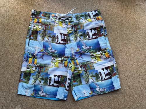 Mens boys blue tropical - mens,