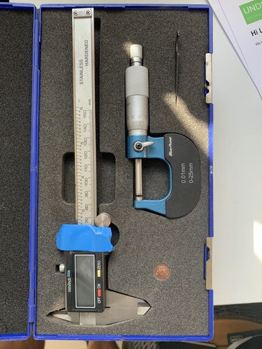 Blueprint micrometer and - blueprint,