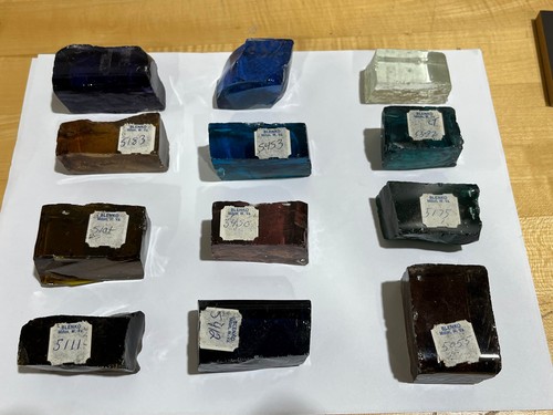 Blenko art glass color - blenko, sample