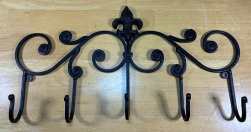 Vintage cast raw iron - iron, wall