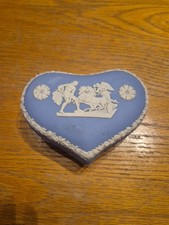 Wedgwood Blue Jasper Heart
