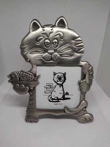 Vintage sixtrees pewter cat - sixtrees,