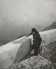 Old Lady Santorini 1937 by Italian photographer Emilio Fecia di Cossato