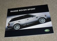Range Rover Sport Brochure 2005 - 2.7 TDV6 4.4 V8 4.2 V8 Supercharged S SE HSE