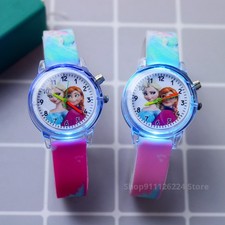 Girls Kids Frozen Elsa & Anna Watch Princess Children's Cartoon Gifts for Kids