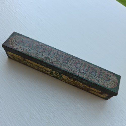 Vintage marmite cube tin - vintage,
