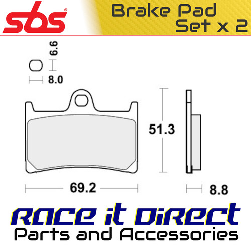 Brake pads for yamaha - yamaha, xsr