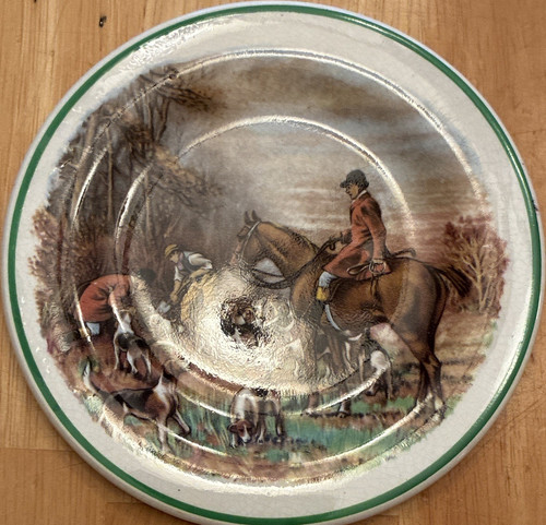 Liverpool road pottery plate - road,