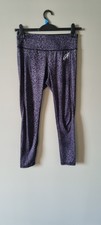 Gemma Atkinson Black Leggings Size M Animal Print Gym women