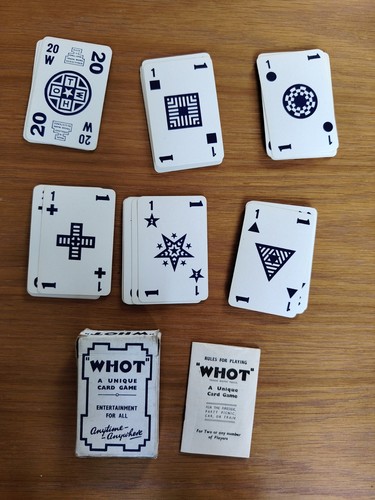 Vintage whot card game - vintage,