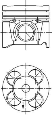 Piston 41287600 - piston,