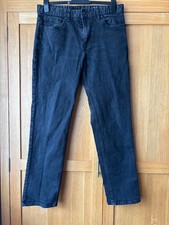 Tu Mens black stretch 5-pocket jeans, 34W 32L, excellent condition