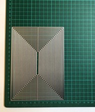 Large 20pcs Plain Edge Nested Rectangles Die Set - Largest Die 17.8 X 12.7cm
