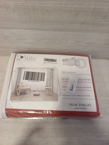 Dualife rust blackout curtains - blackout,