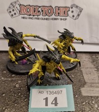 Warhammer 40k Tyranids Tyranid Warriors X3 Well Painted And Assembled