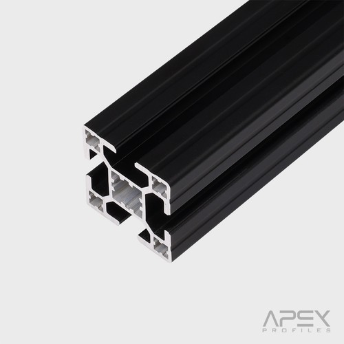 40x40mm aluminium profile 8mm - aluminium,