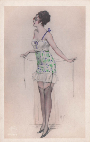 Vintage postcard - hs,