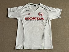 Vintage Honda F1 Racing Team Official T Shirt - Fila - Size Large