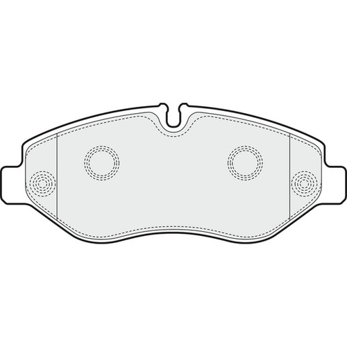 Brake pads set for - pads, iveco