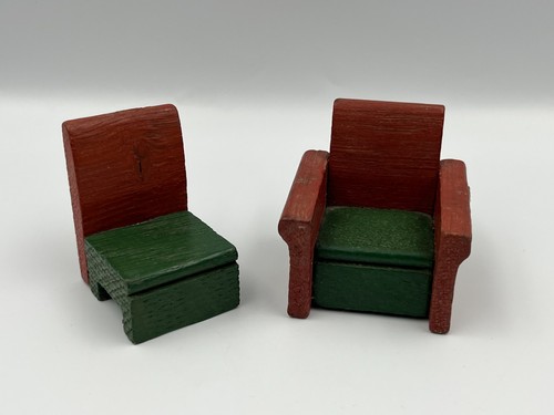 Two vintage dolls house