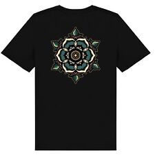 Yorkshire rose tattoo style design, t-shirt, northern tee
