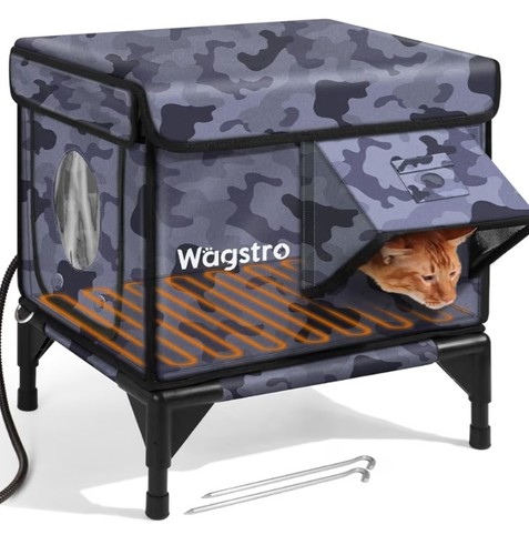 Cozy heated cat - cat, house