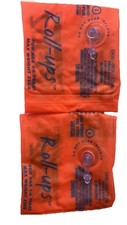 zoggs rollup armbands 1-6 years, 25kg max weight, orange