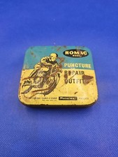 ROMAC Motorcycle Punture Repair Outfit Tin - Vintage